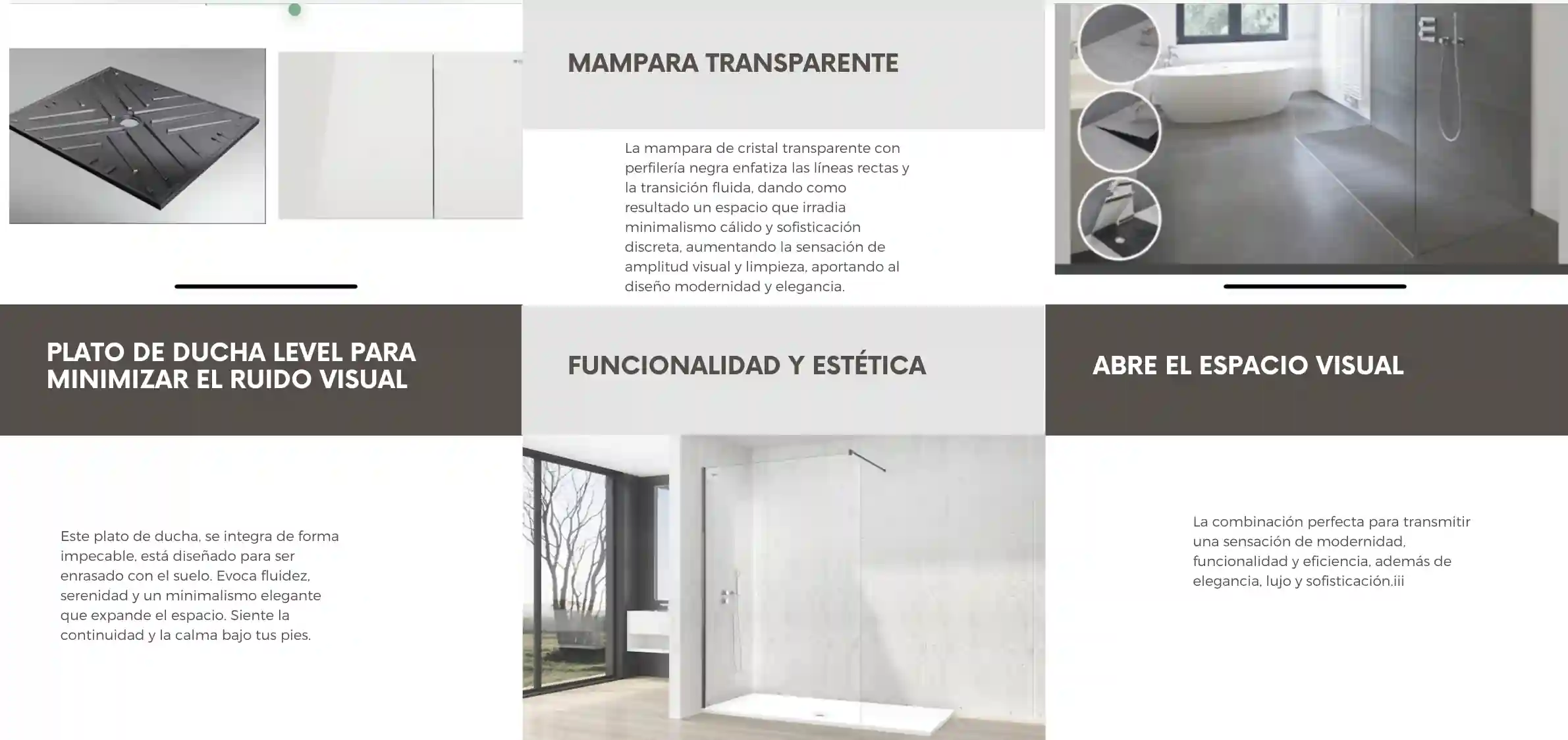 Vista intermedia del bano Travéra