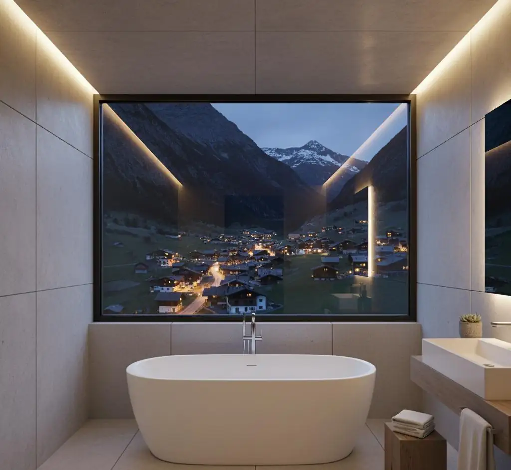 Baño con interiorismo realizado gracias al servicio de diseño de interiores online